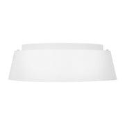 Asher 3-Light Medium Flush Mount in Matte White