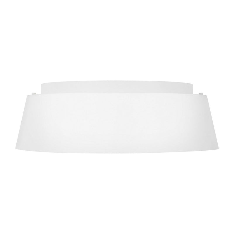 Asher 3-Light Medium Flush Mount in Matte White