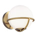 Apollo 1-Light Wall Sconce in Burnished Brass - Lamps Expo