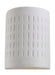 Paintable Ceramic Sconces One Light Outdoor Wall Lantern in Unfinished Ceramic