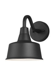 Barn Light Small Outdoor Wall Sconce in Black