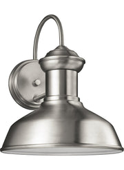 Fredricksburg Small Outdoor Wall Lantern in Satin Aluminum