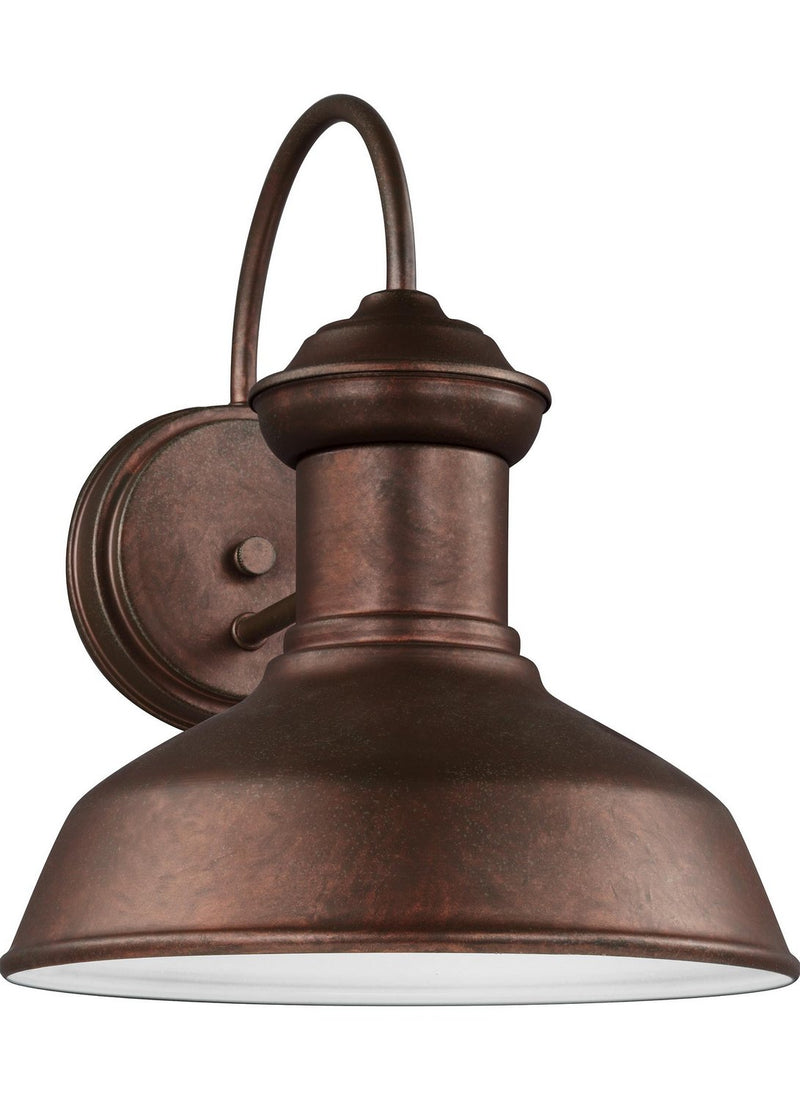 Fredricksburg Small Outdoor Wall Lantern in Weathered Copper