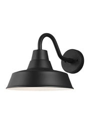 Barn Light Medium Outdoor Wall Sconce in Black