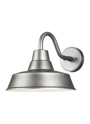 Barn Light Medium Outdoor Wall Sconce in Weathered Pewter