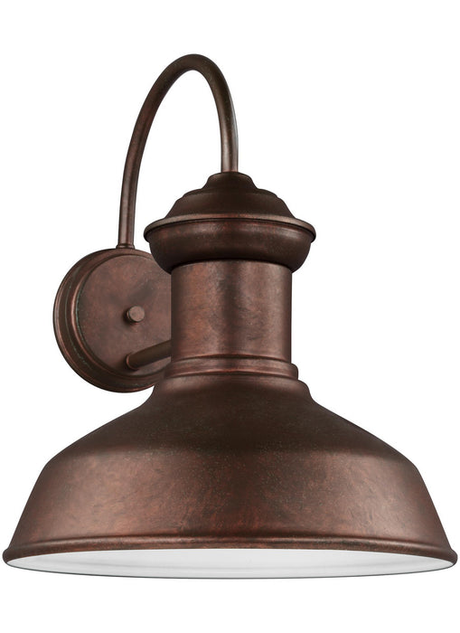 Fredricksburg One Light Outdoor Wall Lantern in Weathered Copper