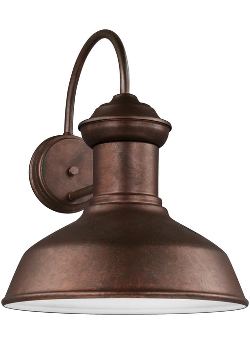 Fredricksburg One Light Outdoor Wall Lantern in Weathered Copper