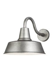 Barn Light Large Outdoor Wall Sconce in Weathered Pewter