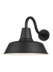Barn Light Extra Large Outdoor Wall Sconce in Black