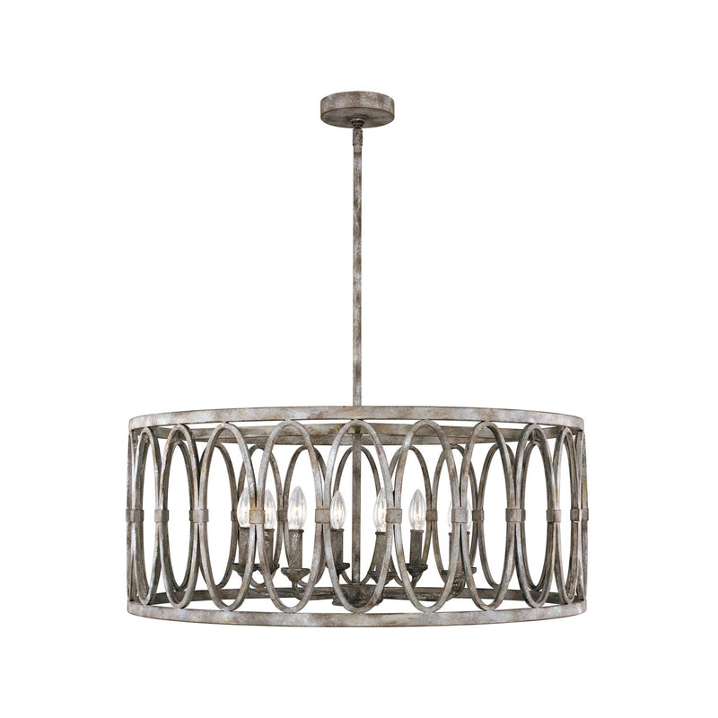 Patrice 8-Light Chandelier in Deep Abyss