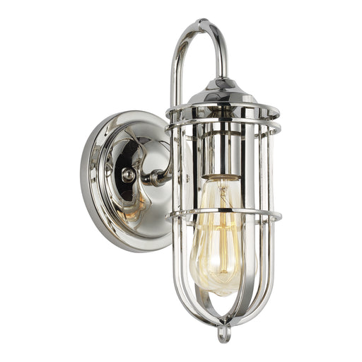 Urban Renewal One Light Wall Sconce in Polished Nickel