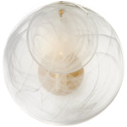 Loire One Light Wall Sconce in Gild