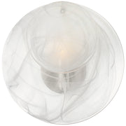 Loire One Light Wall Sconce in Polished Nickel