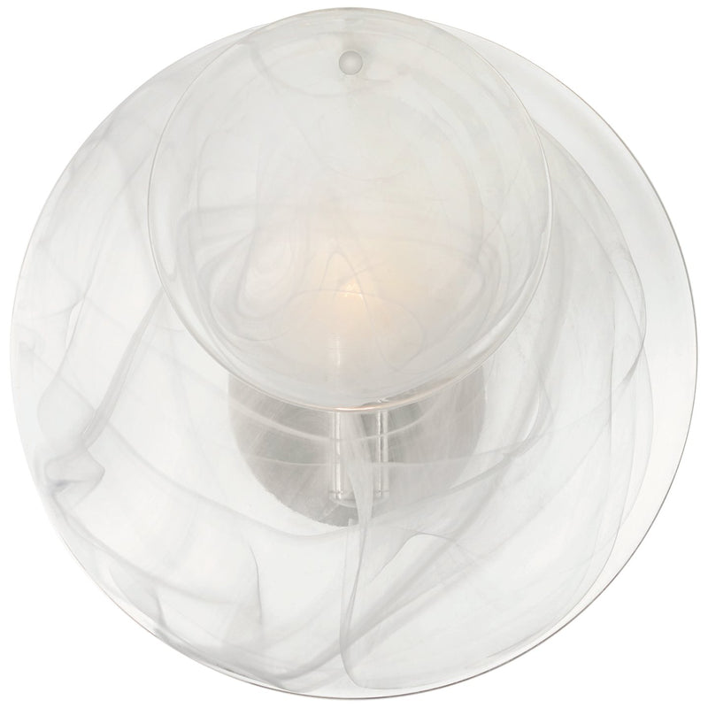 Loire Small 12" Wall Sconce in Polished Nickel