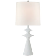 Lakmos One Light Table Lamp in Plaster White