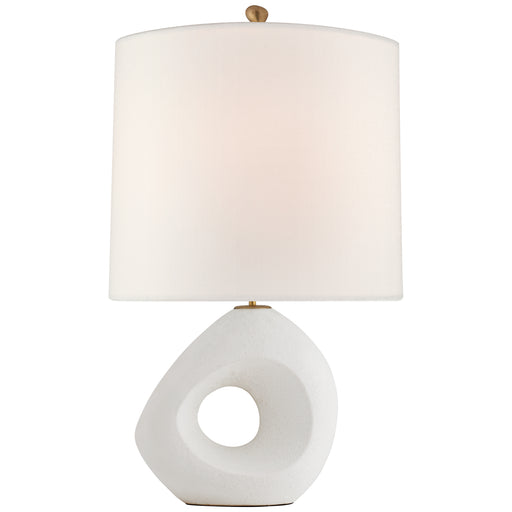 Paco One Light Table Lamp in Marion White