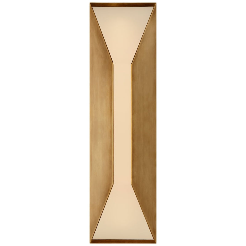 Stretto 16" Outdoor Wall Sconce in Antique-Burnished Brass