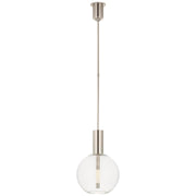 Nye Globe Pendant in Polished Nickel