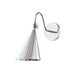 Lupe 1 Light Wall Sconce in Polished Nickel