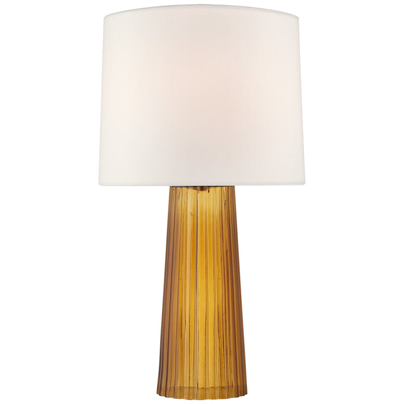 Danube Medium Table Lamp in Amber