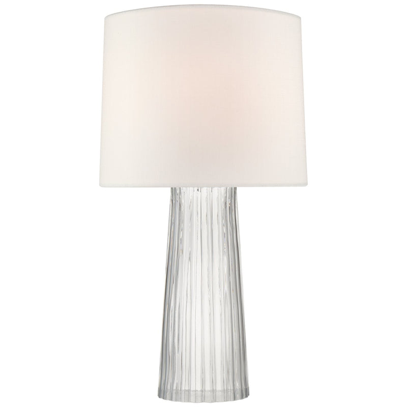 Danube Medium Table Lamp in Clear Glass