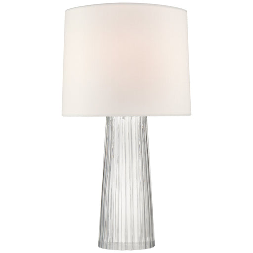 Danube Medium Table Lamp in Clear Glass