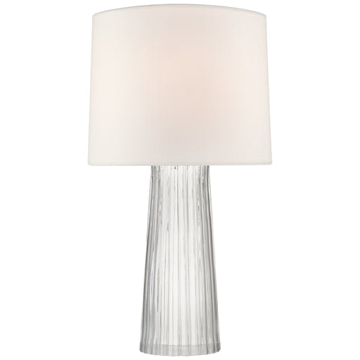 Danube One Light Table Lamp in Clear Glass