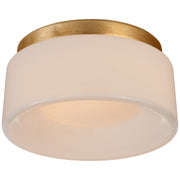 Halo 5.5" Solitaire Flush Mount in Gild