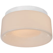 Halo 5.5" Solitaire Flush Mount in Matte White