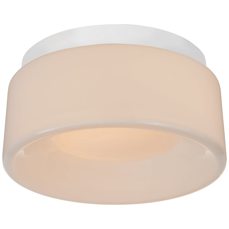 Halo 5.5" Solitaire Flush Mount in Matte White