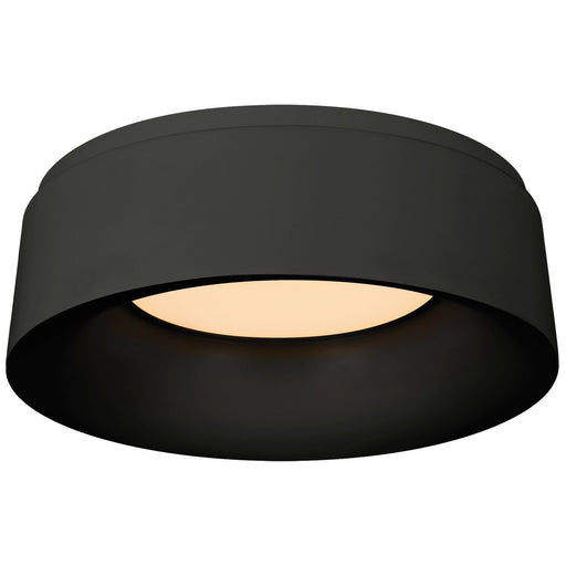 Halo Small Flush Mount in Matte Black