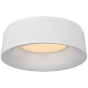 Halo Small Flush Mount in Matte White