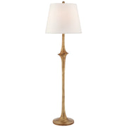 Bates One Light Floor Lamp in Gilded Iron