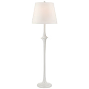 Bates One Light Floor Lamp in Matte White