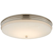 Launceton LED Flush Mount in Polished Nickel