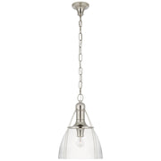 Prestwick One Light Pendant in Polished Nickel
