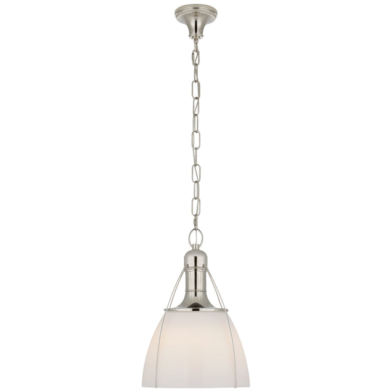 Prestwick 14" Pendant in Polished Nickel