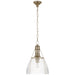 Prestwick One Light Pendant in Antique Nickel