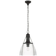 Prestwick One Light Pendant in Bronze