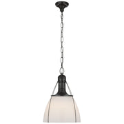 Prestwick One Light Pendant in Bronze