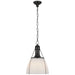 Prestwick One Light Pendant in Bronze