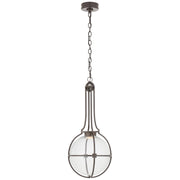 Gracie Medium Captured Globe Pendant in Bronze
