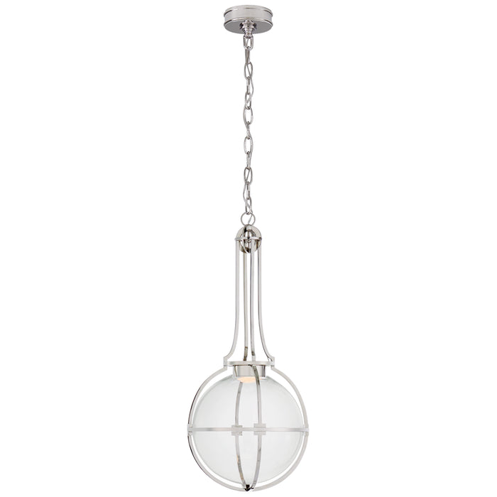 Gracie LED Pendant in Polished Nickel