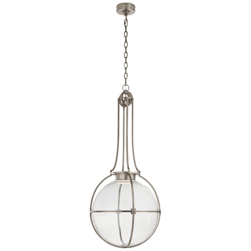 Gracie LED Pendant in Antique Nickel