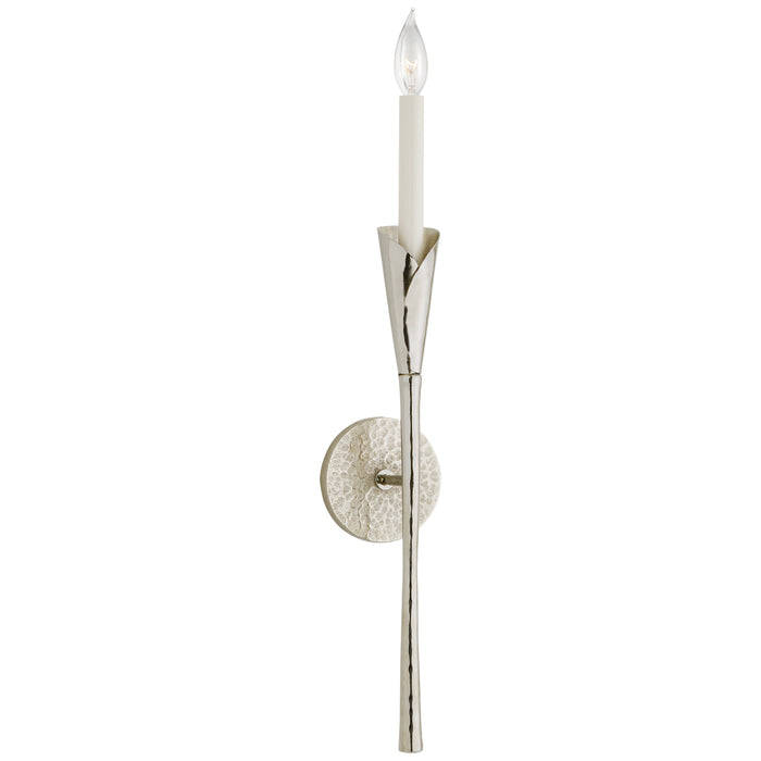 Aiden One Light Wall Sconce in Polished Nickel