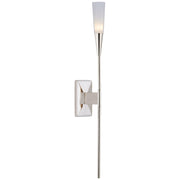 Stellar Single Tail Wall Sconce in Polished Nickel