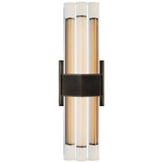 Fascio 14" Crystal Wall Sconce in Bronze