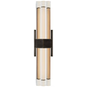 Fascio 18" Crystal Wall Sconce in Bronze