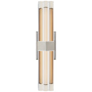 Fascio 18" Crystal Wall Sconce in Polished Nickel