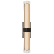 Fascio 24" Crystal Wall Sconce in Bronze